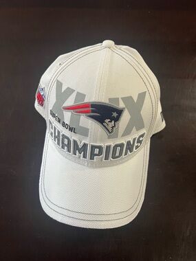 New Era New England Patriots Super Bowl Champions Gray White Cap